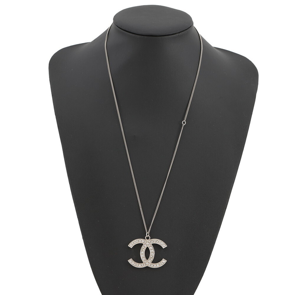 CHANEL Silver Logo Necklace - Picture 4 of 12